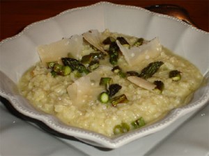 Préparation du risotto