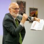 Emilio Lolli pendant son exposé